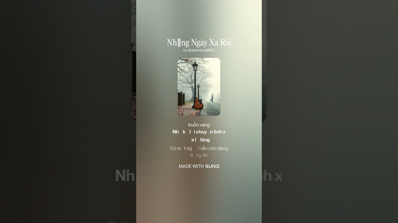 Những Ngày Xa Rồi