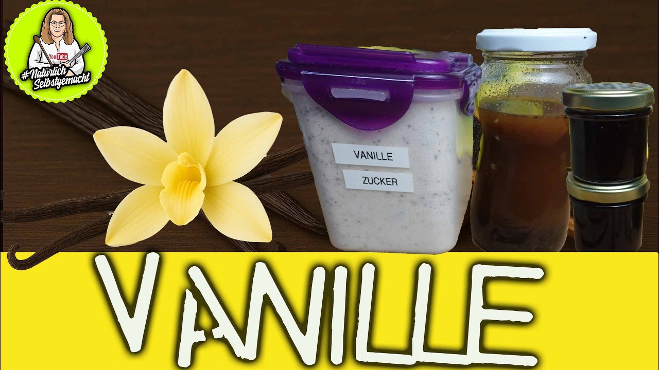 Vanille Paste, Extrakt und Zucker selbst gemacht, die ganzen Schoten verarbeiten 