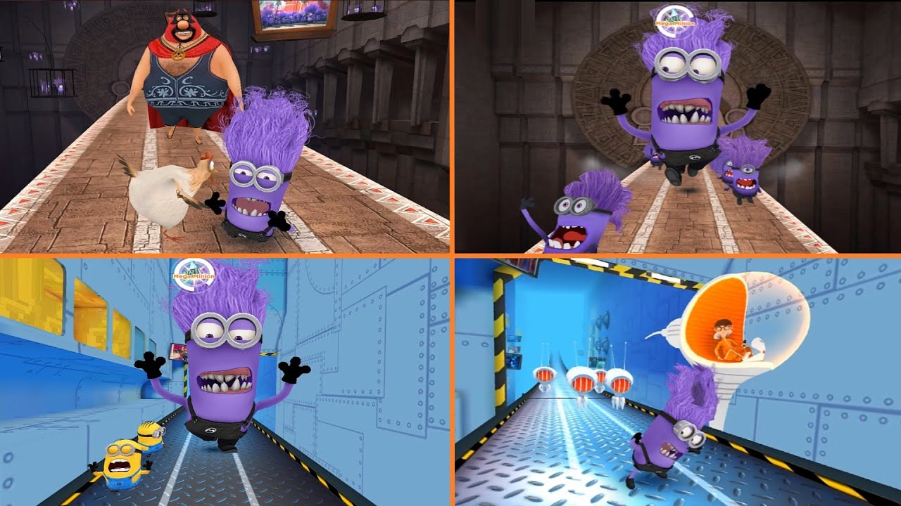 Despicable me Minion rush Evil minion El Macho and Vector BOSS BATTLE gameplay ios android