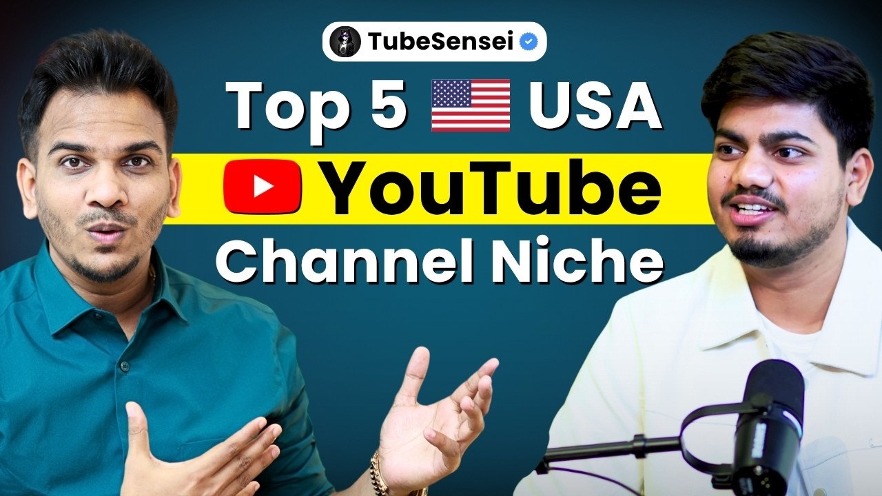 Top 5 YouTube Channel Niche in 2026! | Profitable USA Channel Ideas ft. @TubeSenseiofficial