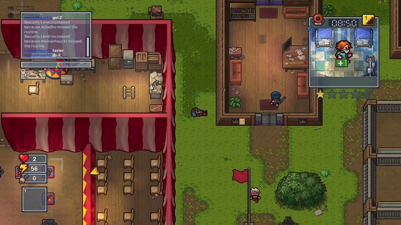 WR | The Escapists 2 - Big Top Breakout - 4m32s540ms - Wind up Merchant - Coop Glitchless w/ Jodabro