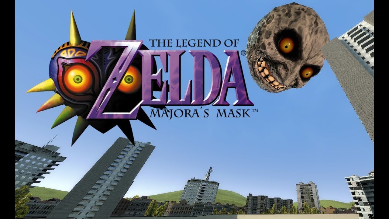Majora's Mask Moon in gm_construct! (Garry's Mod Map Showcase)
