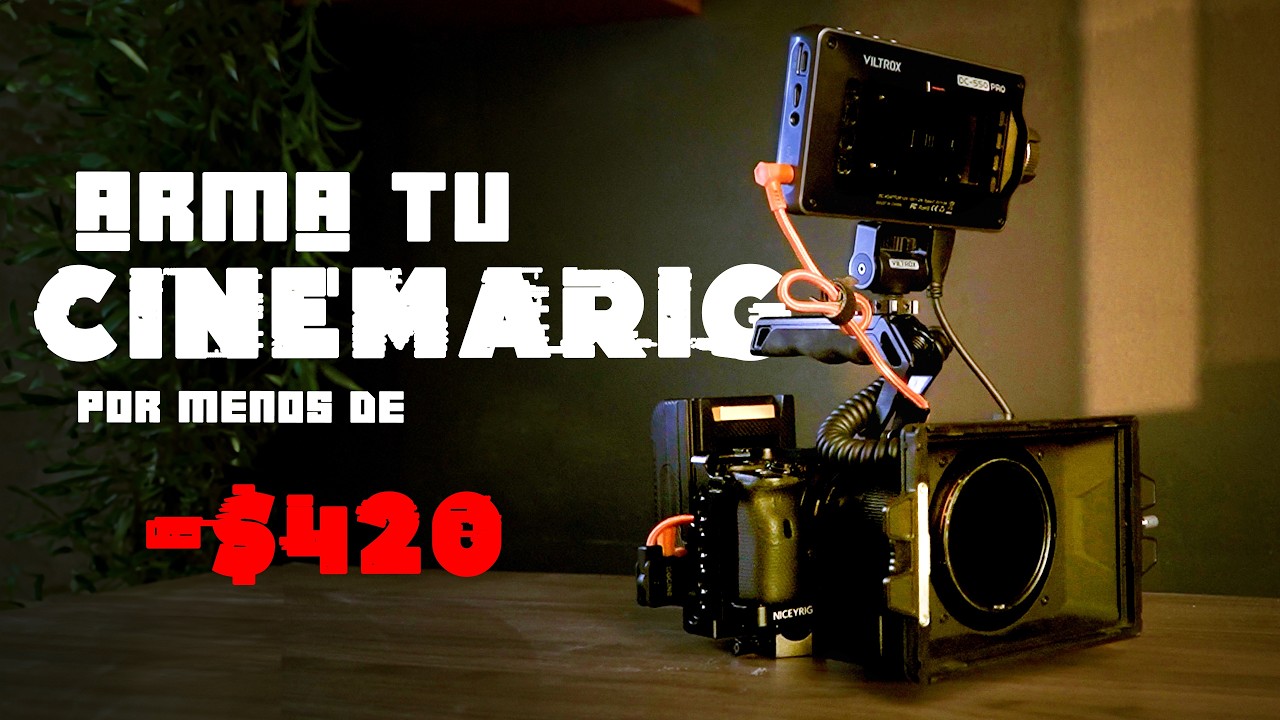 Convierte tu cámara en una de CINE por MENOS de 420 DOLARES l Cinemarig 2025