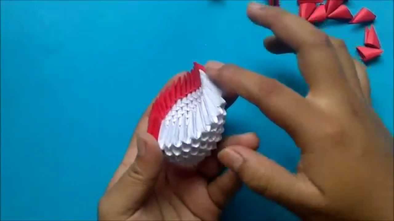 Origami 3D Flor alcatraz