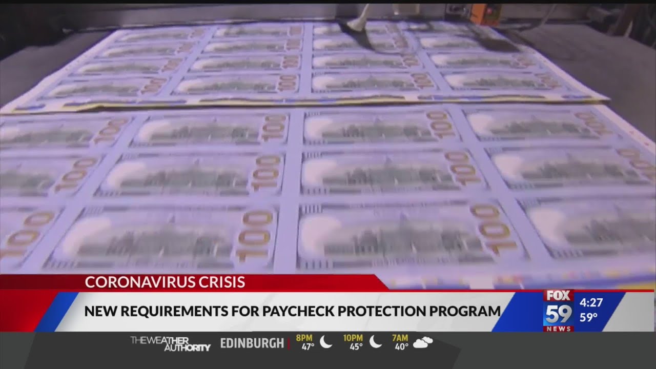 New requirements for paycheck protection program