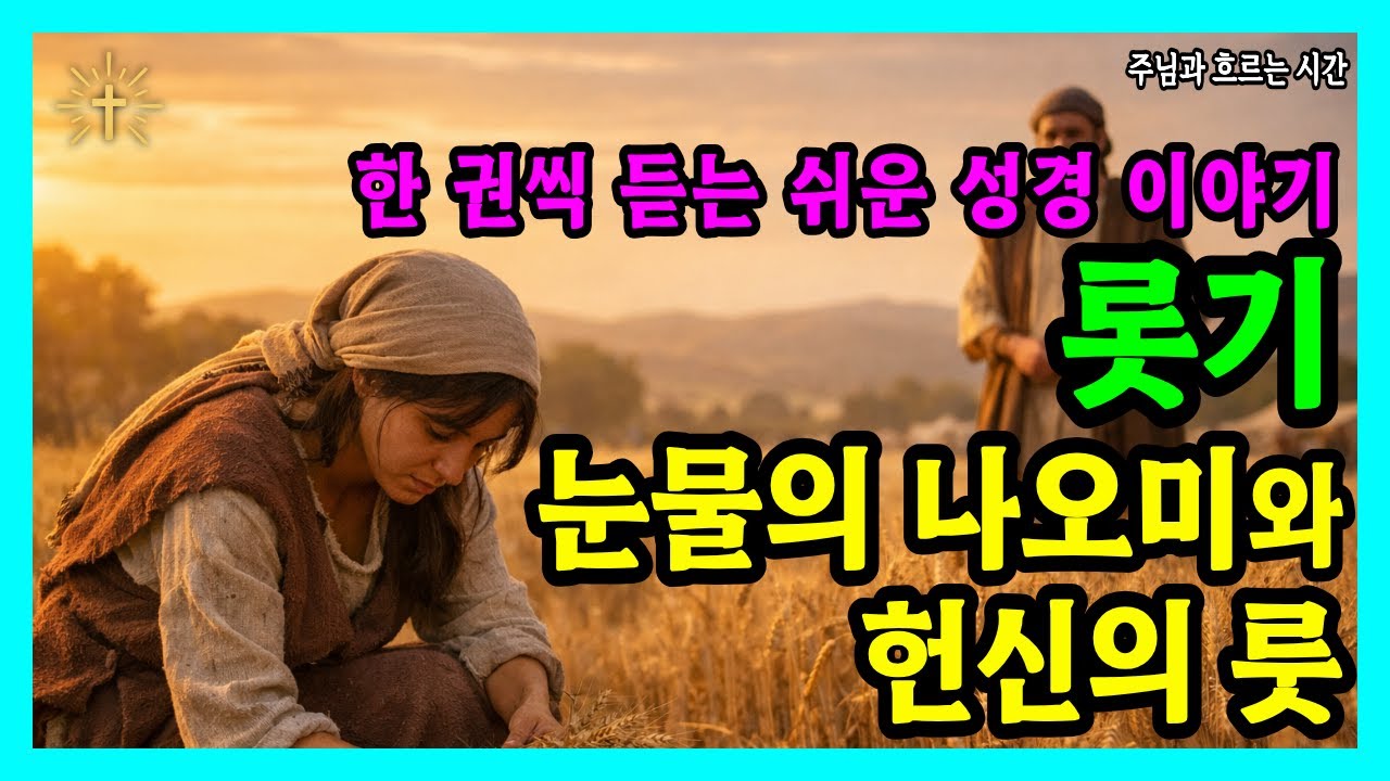룻기 한 권으로 듣는 쉬운 성경 이야기 | 눈물의 나오미와 헌신의 룻 | 하나님이 준비하신 길 | 성경 말씀 기도 묵상 기독교 명언 오디오