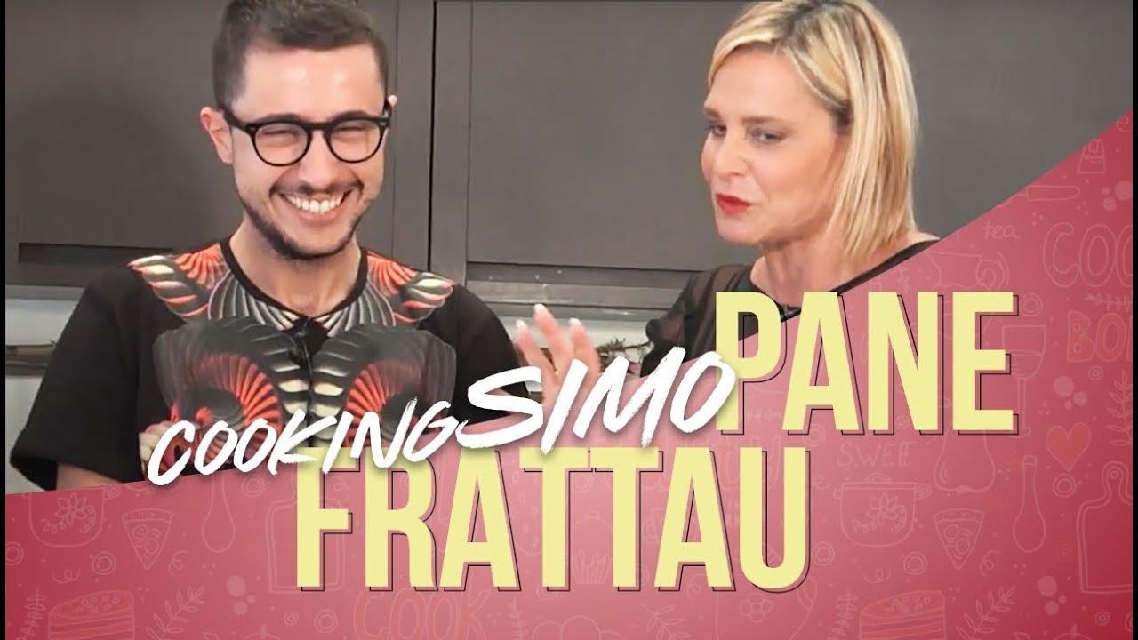 Simona Ventura in CookingSimo ospite Antonio Andrea Pinna: PANE FRATTAU