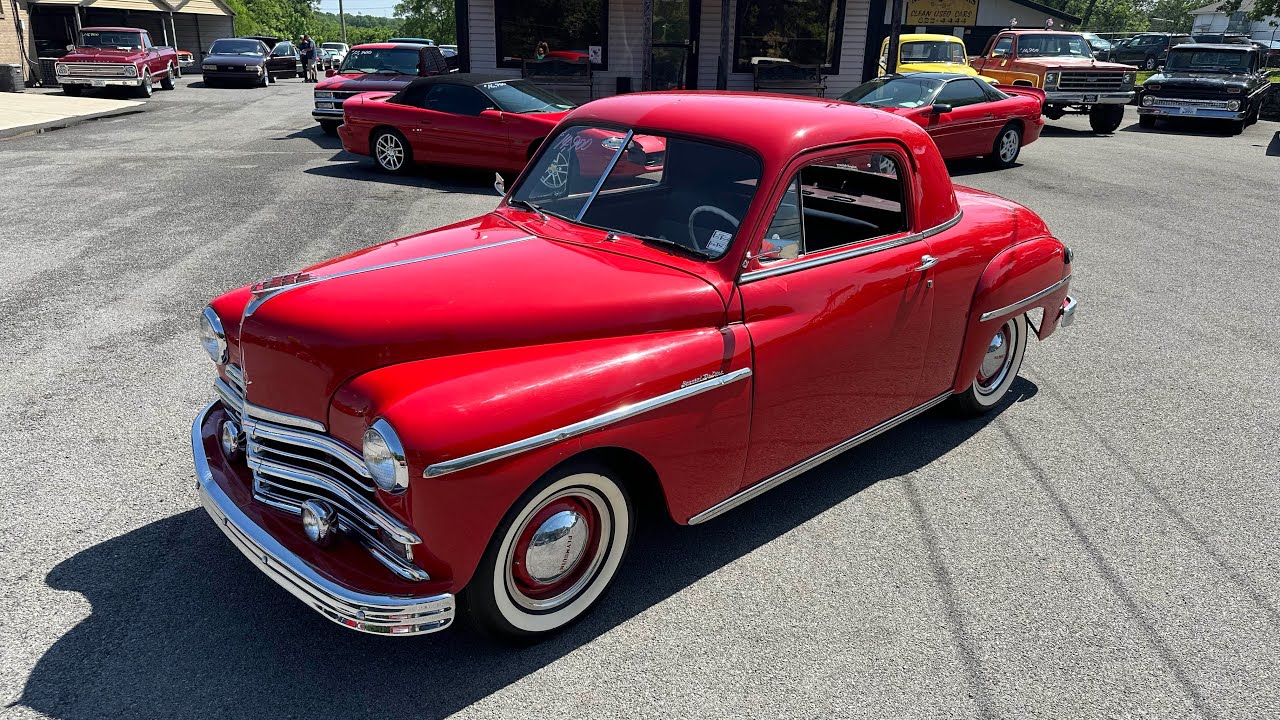 Test Drive 1949 Plymouth Business Coupe SOLD $12,900 Maple Motors #2540-1