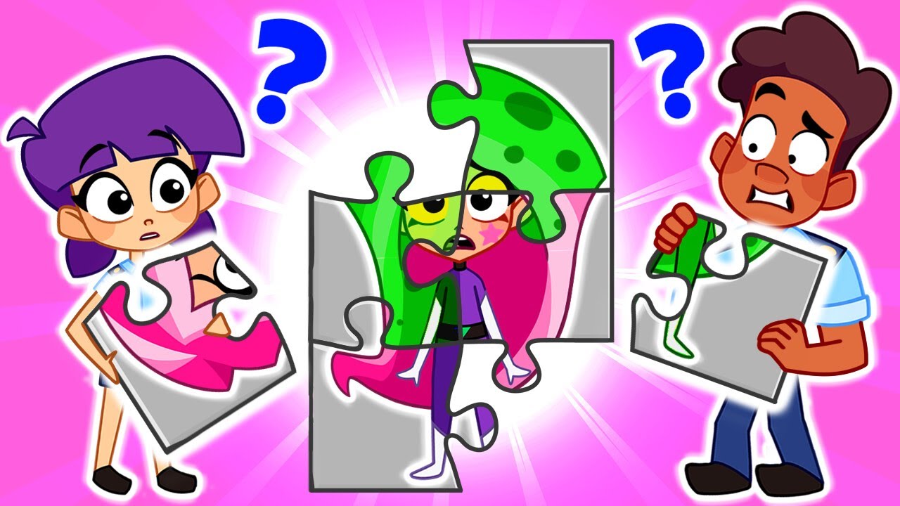 Best Zombie Puzzle Cartoons 🧟‍♀️🧩 Police at the Spooky Party | Spooky Kids Cartoons