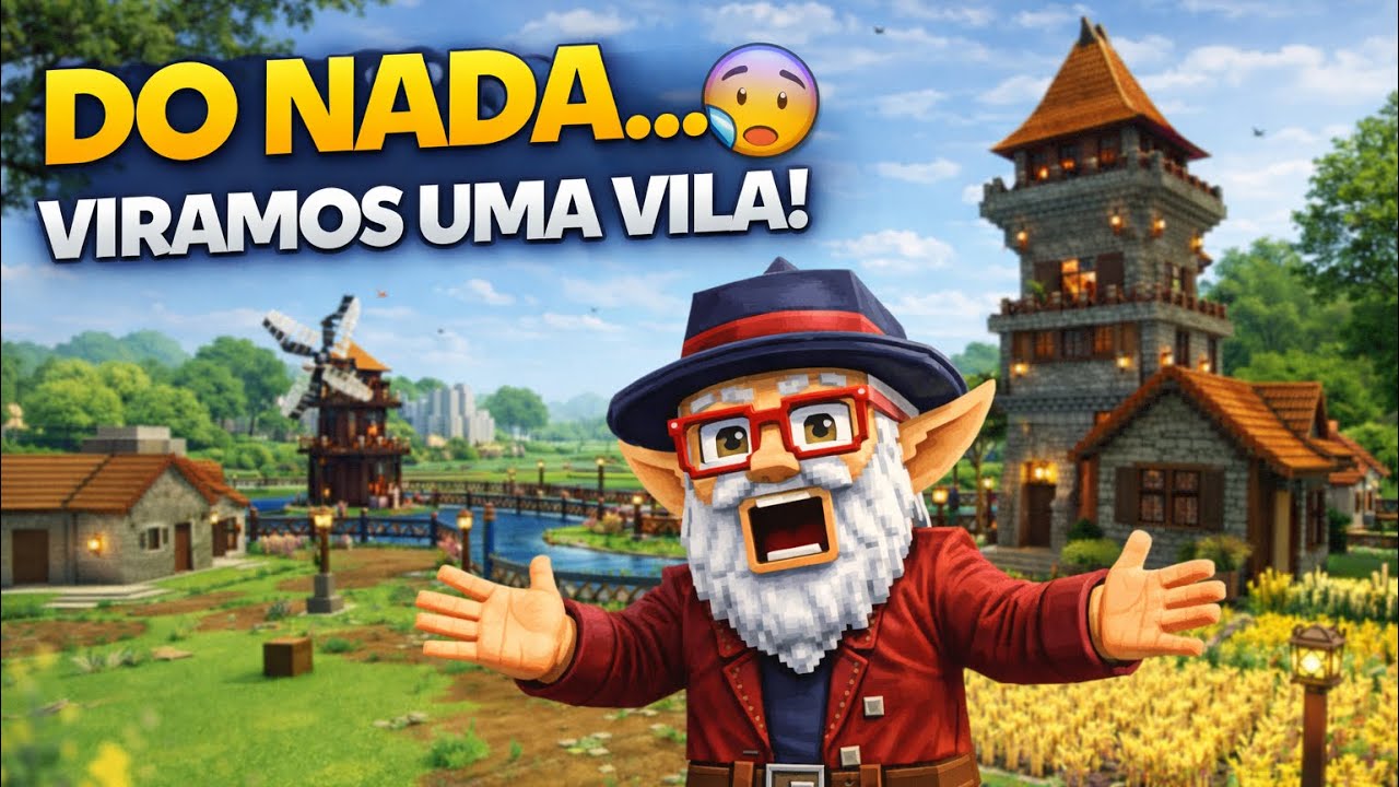 VOCÊS PEDIRAM E EU FIZ! 😱 Atualização ABSURDA da Nossa Vila no Hytale