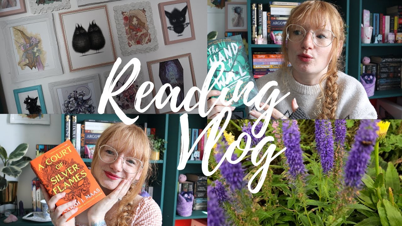 Weekly Reading Vlog ~ Decorating, Reading mysteries and SJM ~ Reading Nymph
