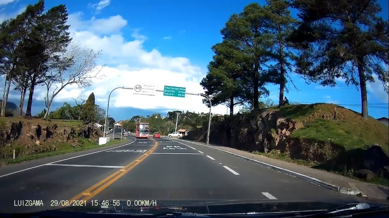 PARTE #1 Trajeto COMPLETO (sem cortes!) de Gramado a Porto Alegre via RS-115 RS-239 e BR-116