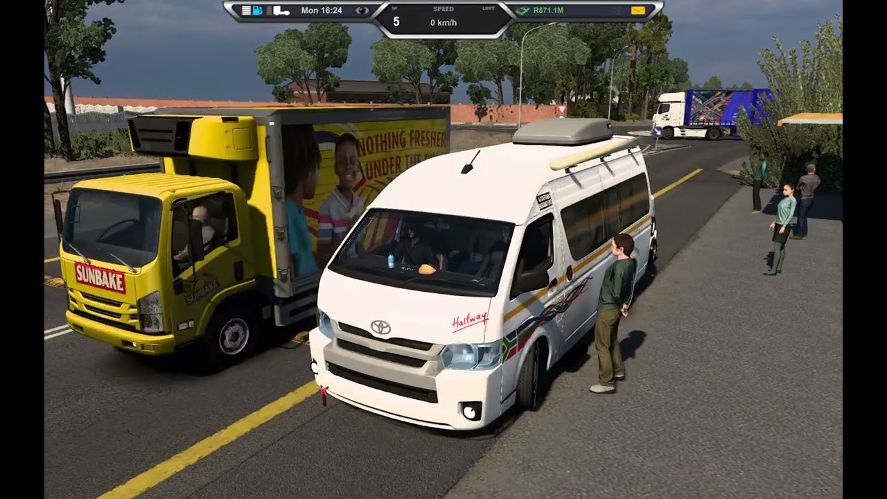 ETS2 TOYOTA HIACE PASSENGER TRANSPORTATION l ETS2 REALISTIC MOD l HIACE MOD l EURO TRUCK SIMULATOR 2