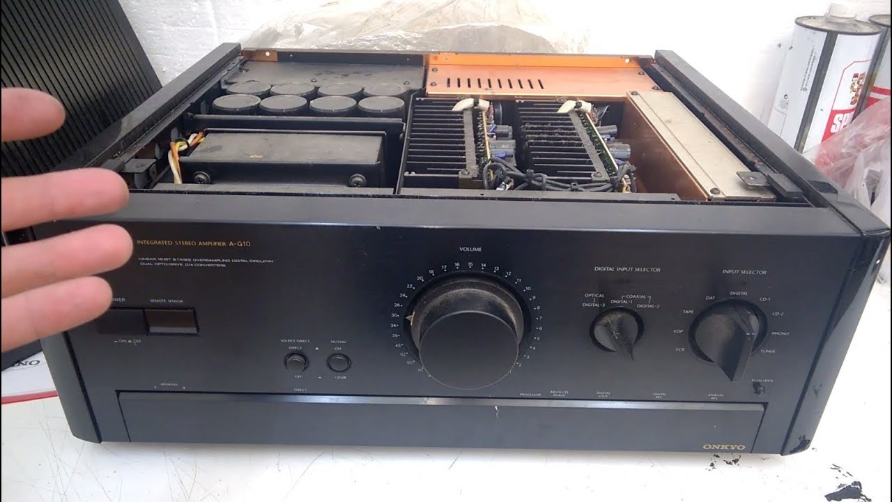 BEB #96: Onkyo Grand Integra A-G10 / A-8990 Repair (Part 1) and Walkthrough