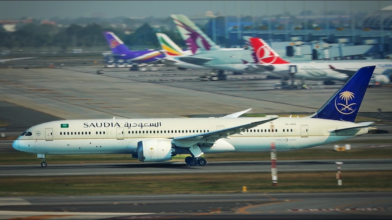 EARLY EVENING BANGKOK Traffic - High Quality Planespotting | Planespotting in 4K by vincetheunknown