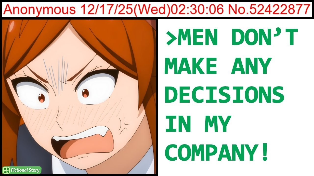Feminist Manager Reassigns Men to ‘Support’ Roles - PANICS When the Company Tanks