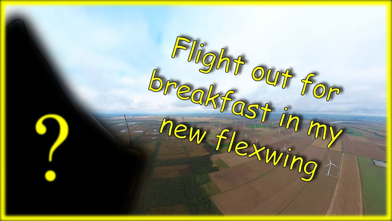 Flexwing Microlight Flight to Rufforth East for Breakfast