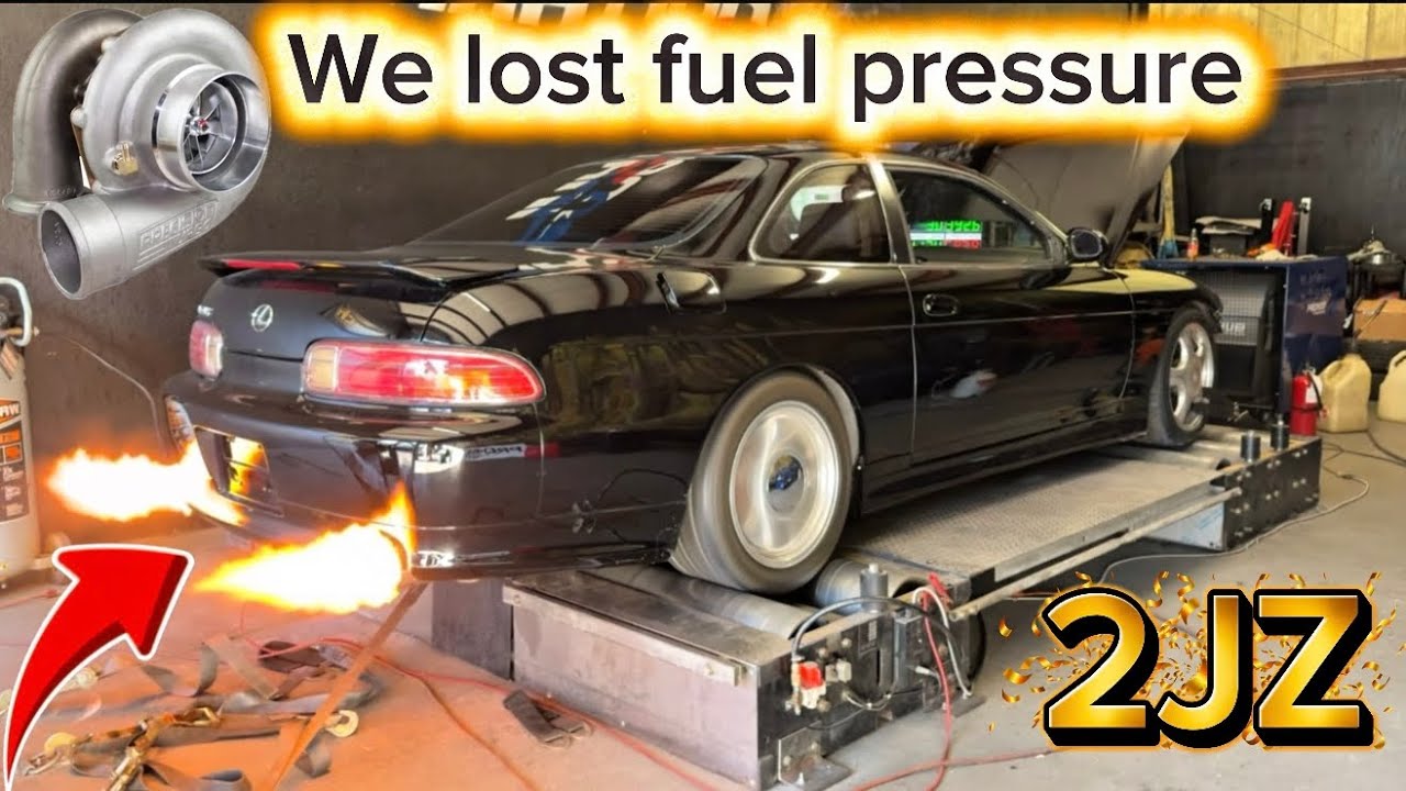 Lexus SC300 на динамометрическом стенде