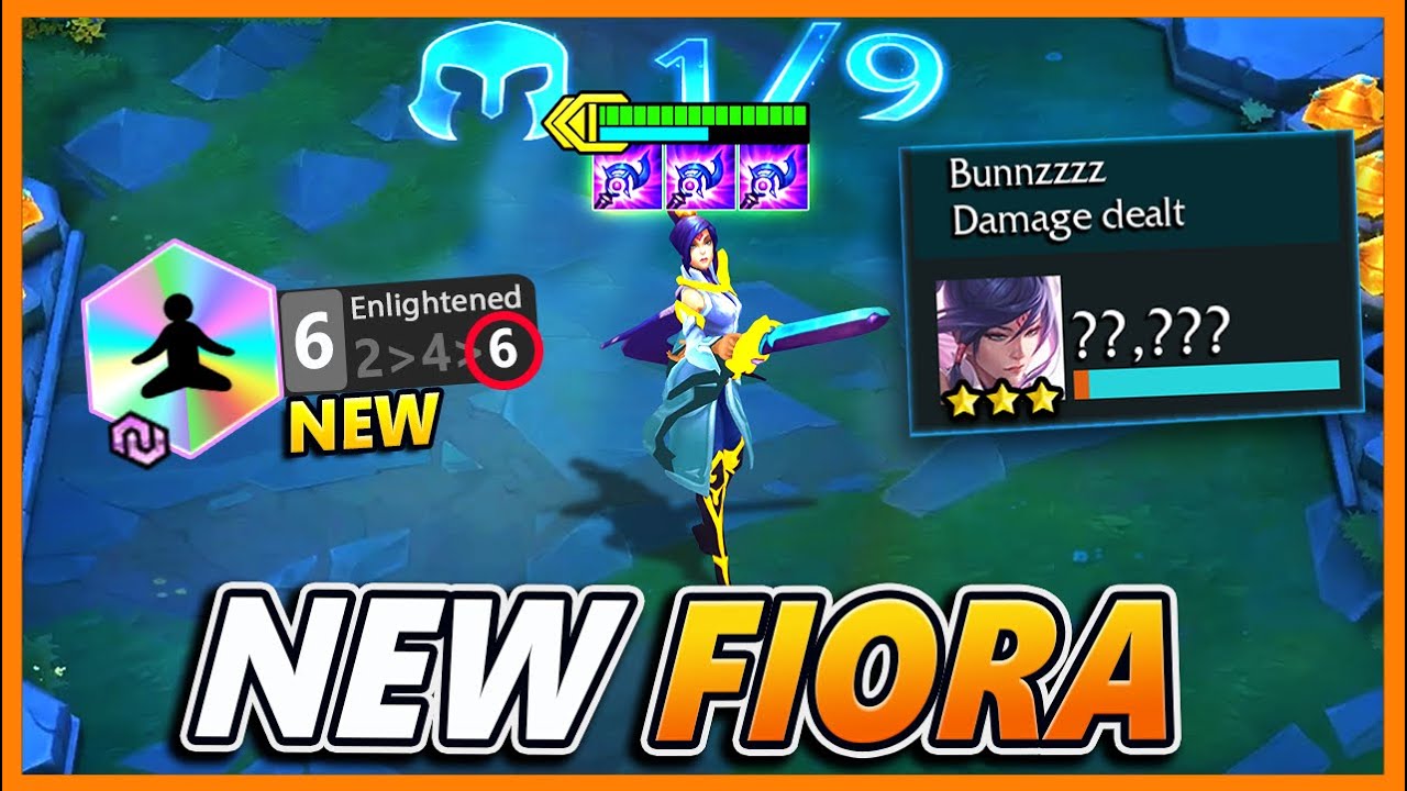 This ONLY Works On The NEW Chosen Fiora (HILARIOUS & OP) - BunnyFuFuu | Teamfight Tactics