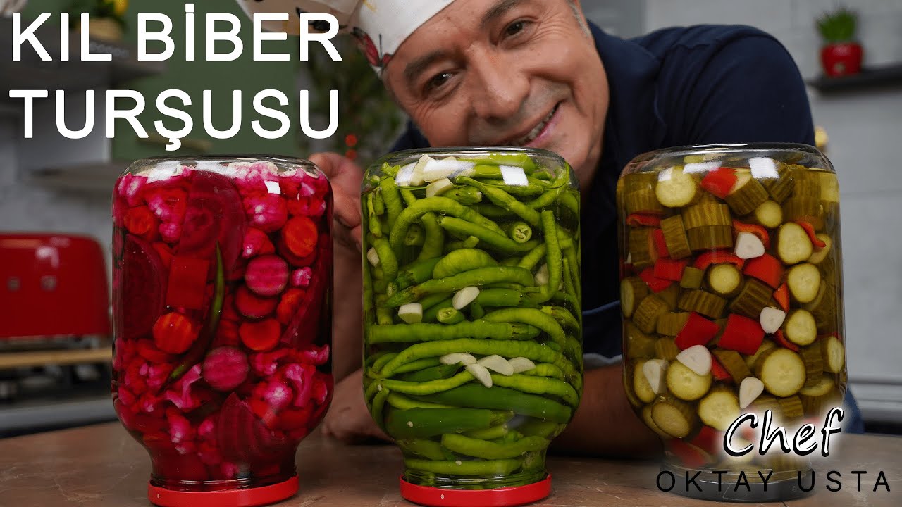 &Ccedil;ITIR &Ccedil;ITIR KIL BİBER TURŞUSU ❗️Nasıl Yapılır? | Chef Oktay Usta