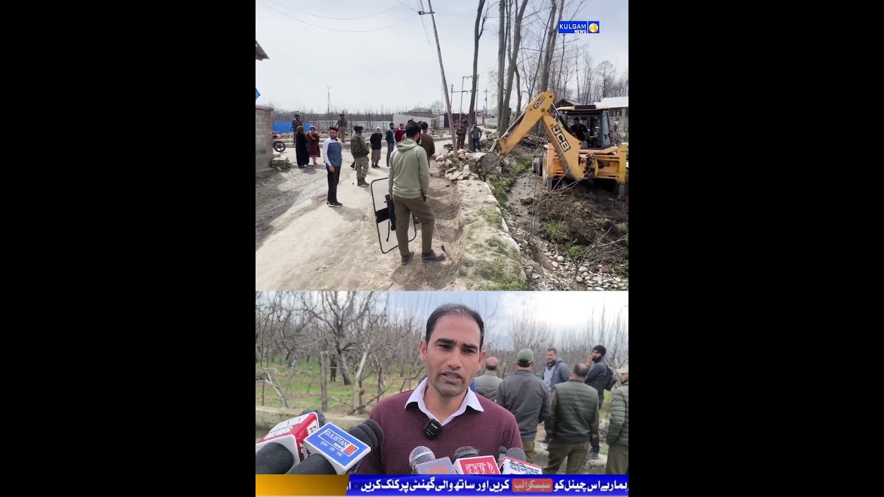 *Anti-Encroachment Drive Conducted in Yaripora Belt on Directions of Deputy Commissioner Kulgam.