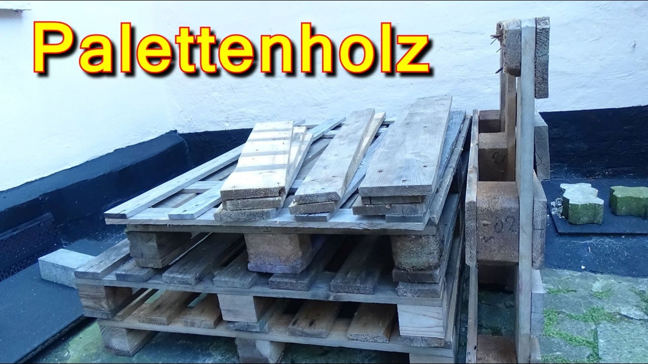 Paletten zerlegen. SCHNELL und EINFACH.