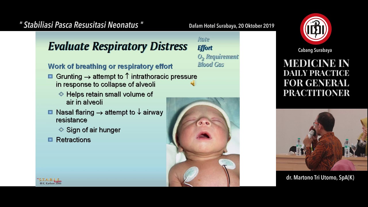008 Stabiliasi Pasca Resusitasi Neonatus - dr. Martono Tri Utomo, SpA(K)