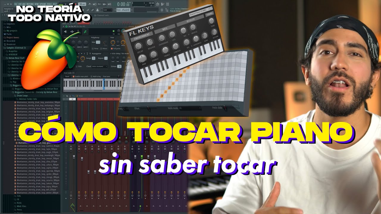 Cómo TOCAR MELODÍAS sin TEORÍA MUSICAL en FL STUDIO