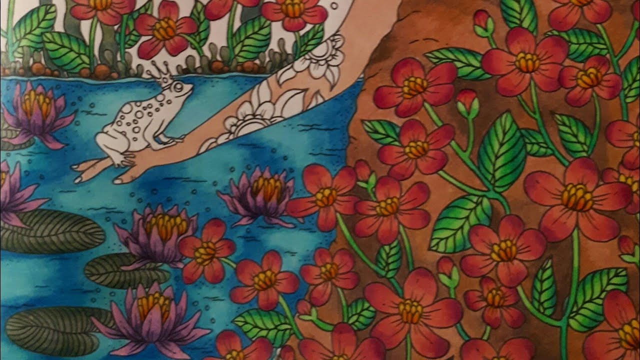 Tutos coloriages: effet eau summer nights aux polychromos