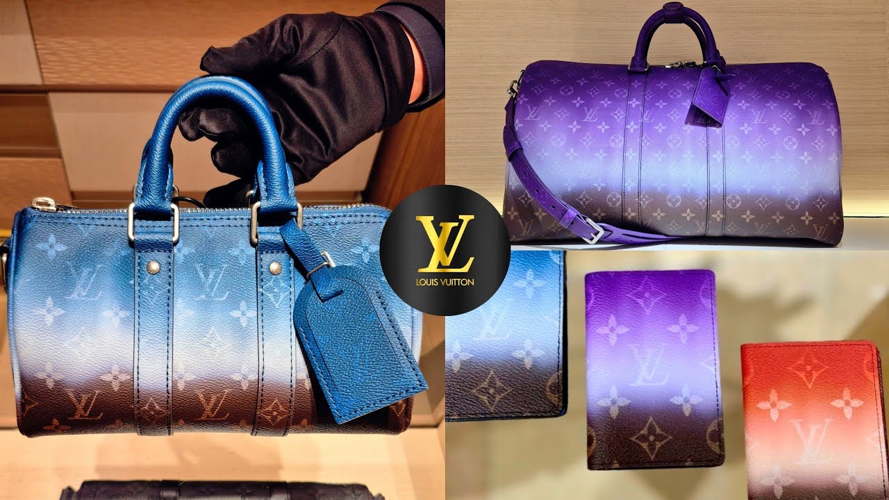 NEW at MEN'S LV 🪀 LV KEEPALL MONOGRAM PIGMENT 25 & 50 🪀 LV DISCOVERY BACKPACK 🪀 LV RUSH BUMBAG
