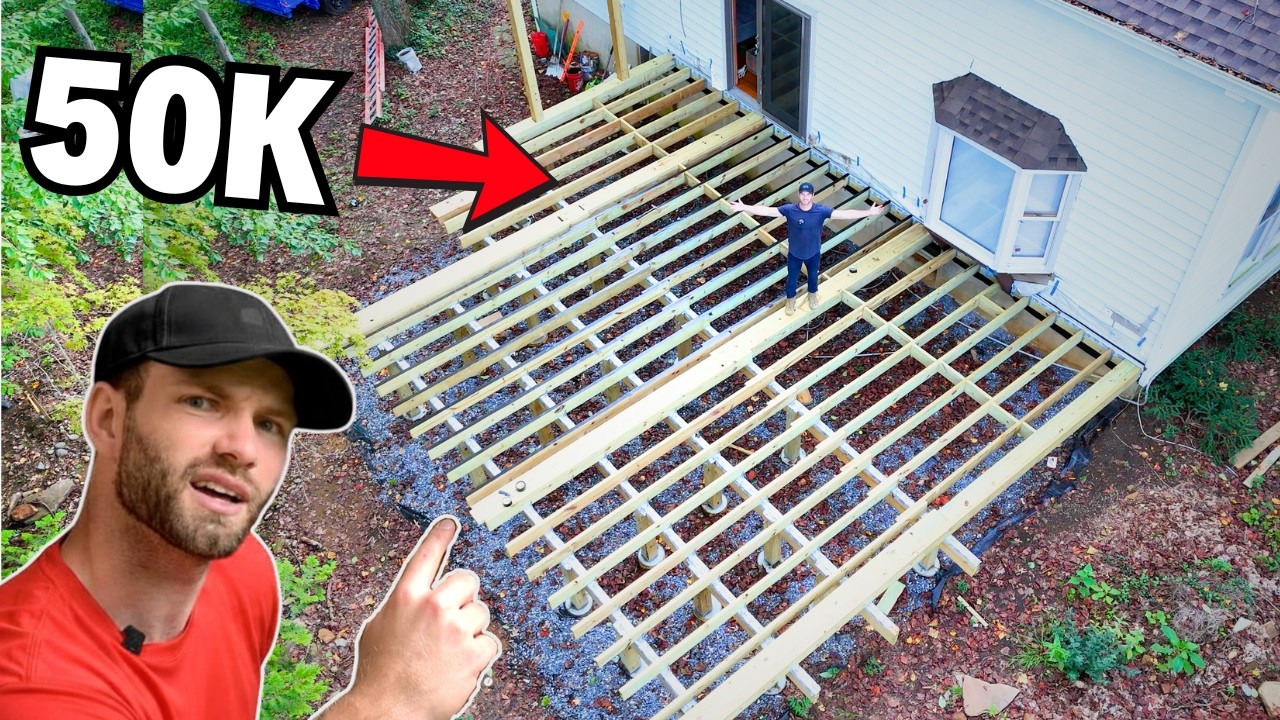Contractor quoted me 50k for a DECK... So I Built it Myself (And I'm showing you the entire process)