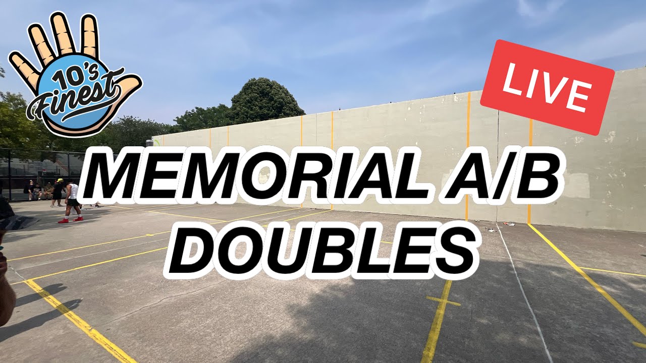 🔴 LIVE - Memorial A/B Doubles