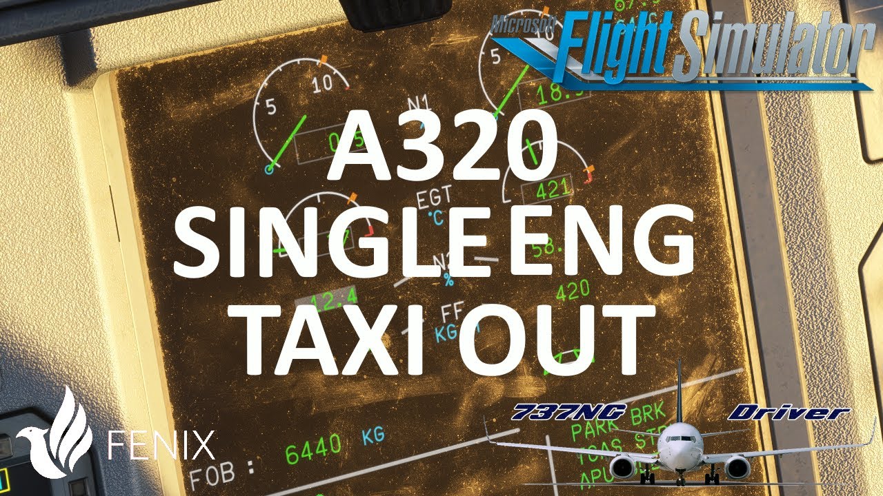 A320 Captains | SINGLE ENGINE TAXI OUT (BEFORE TAKEOFF) | Real Airline Pilot