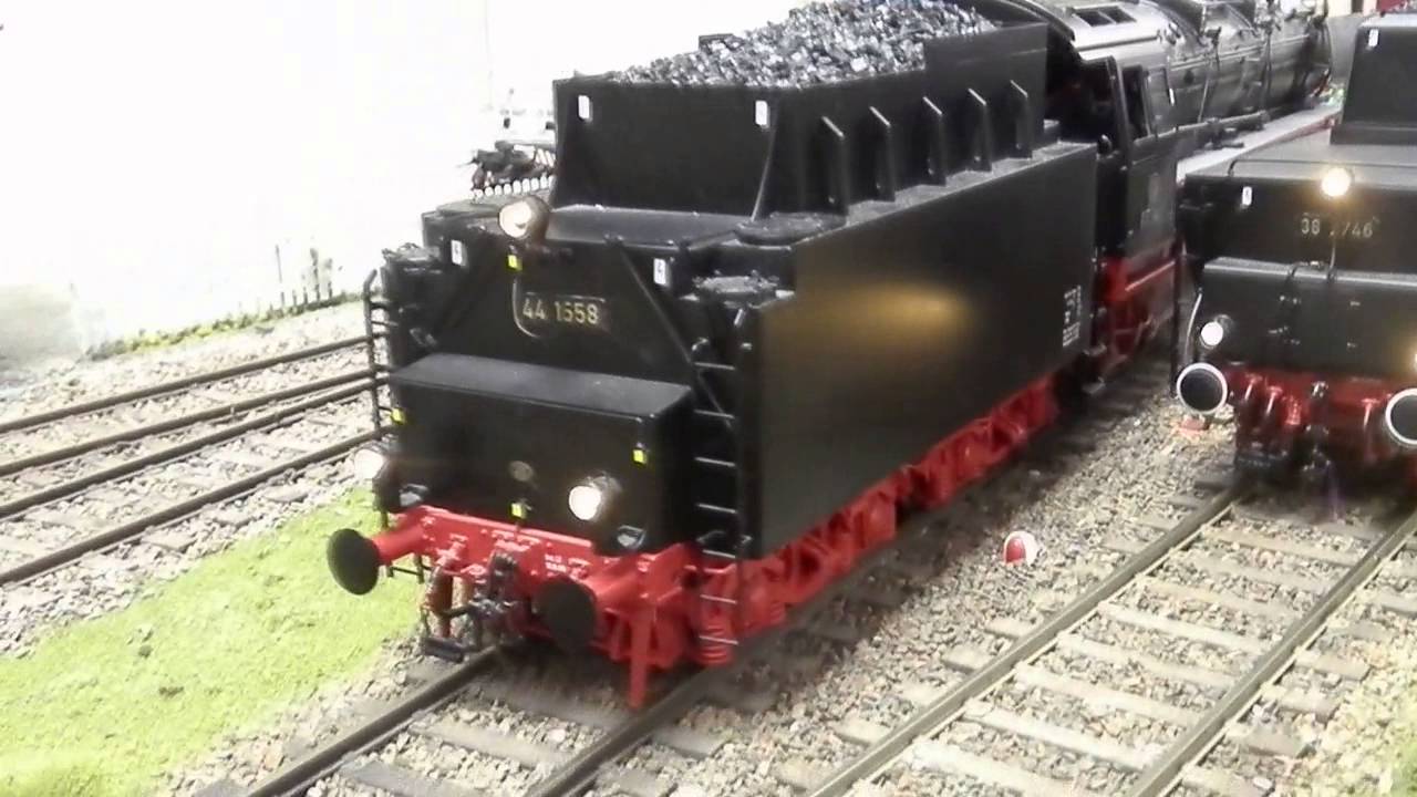 Meine KM-1 Spur1 BR44 in Sande September 2014 mit neuen Sound