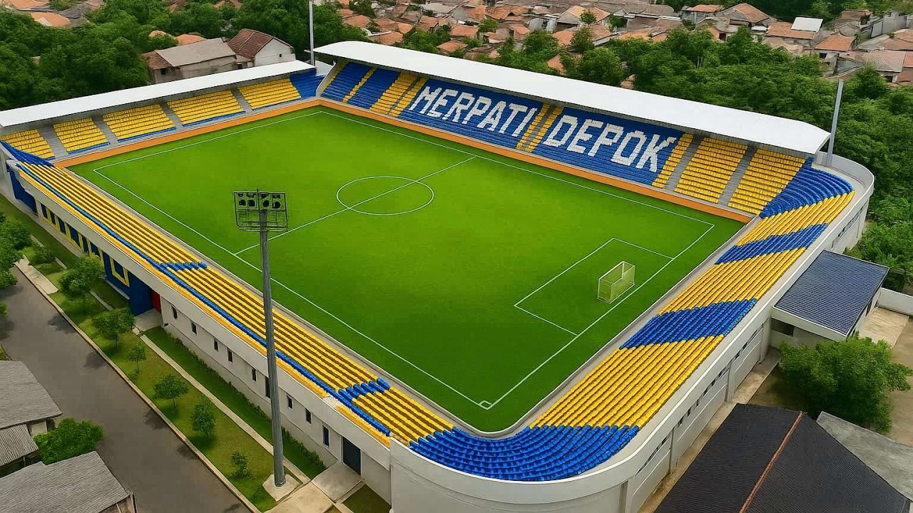 CAKEP‼️WALAU KECIL TAPI MODERN, KEMBALINYA PERSIKAD DEPOK, STADION MERPATI JADI HOMEBASE