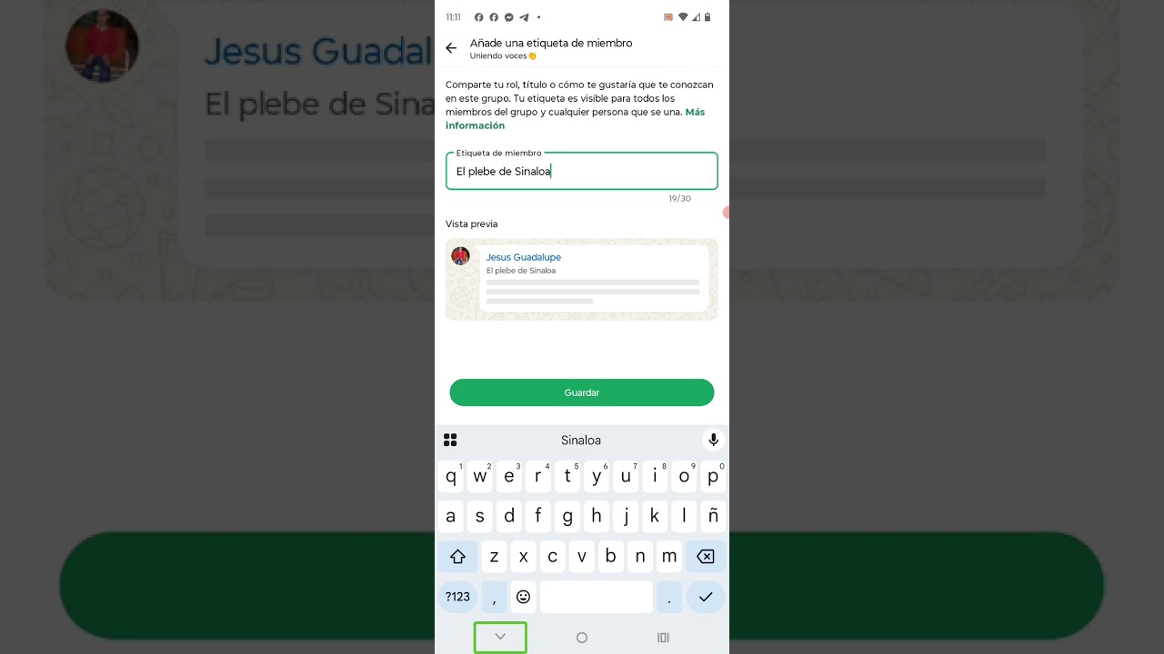Tutorial. Te enseño a poner etiquetas de miembro en un grupo de WhatsApp
