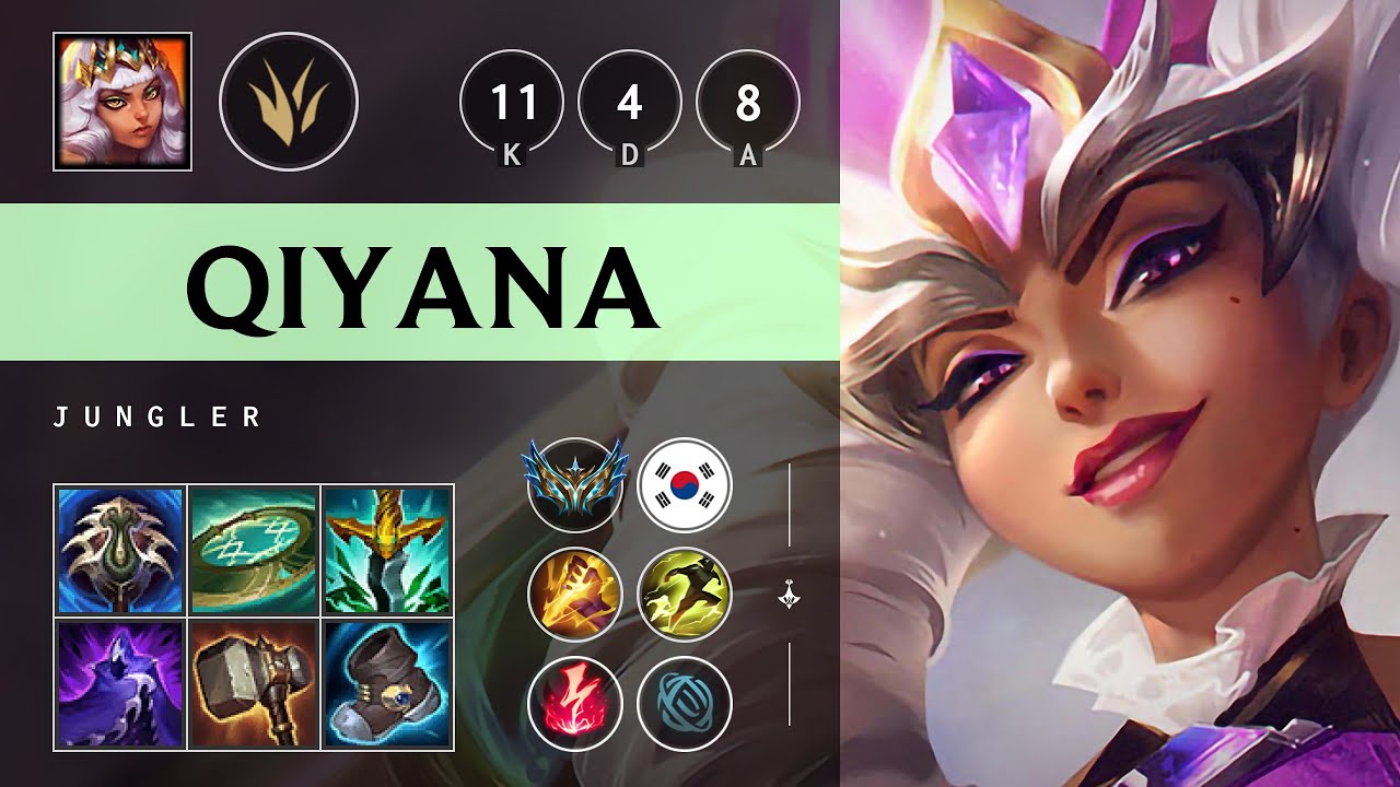 Qiyana Jungle vs Viego - KR Challenger Patch 25.19