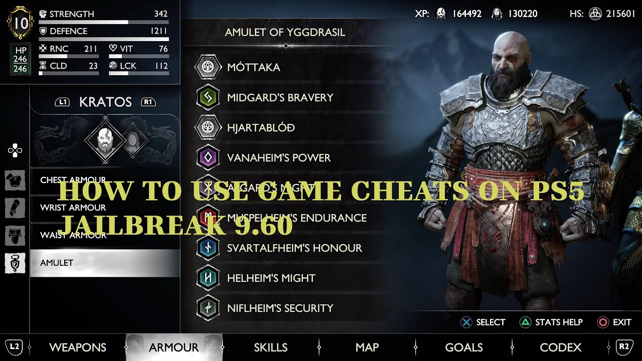 HOW TO USE CHEATS ON PS5 Jailbreak 9.60