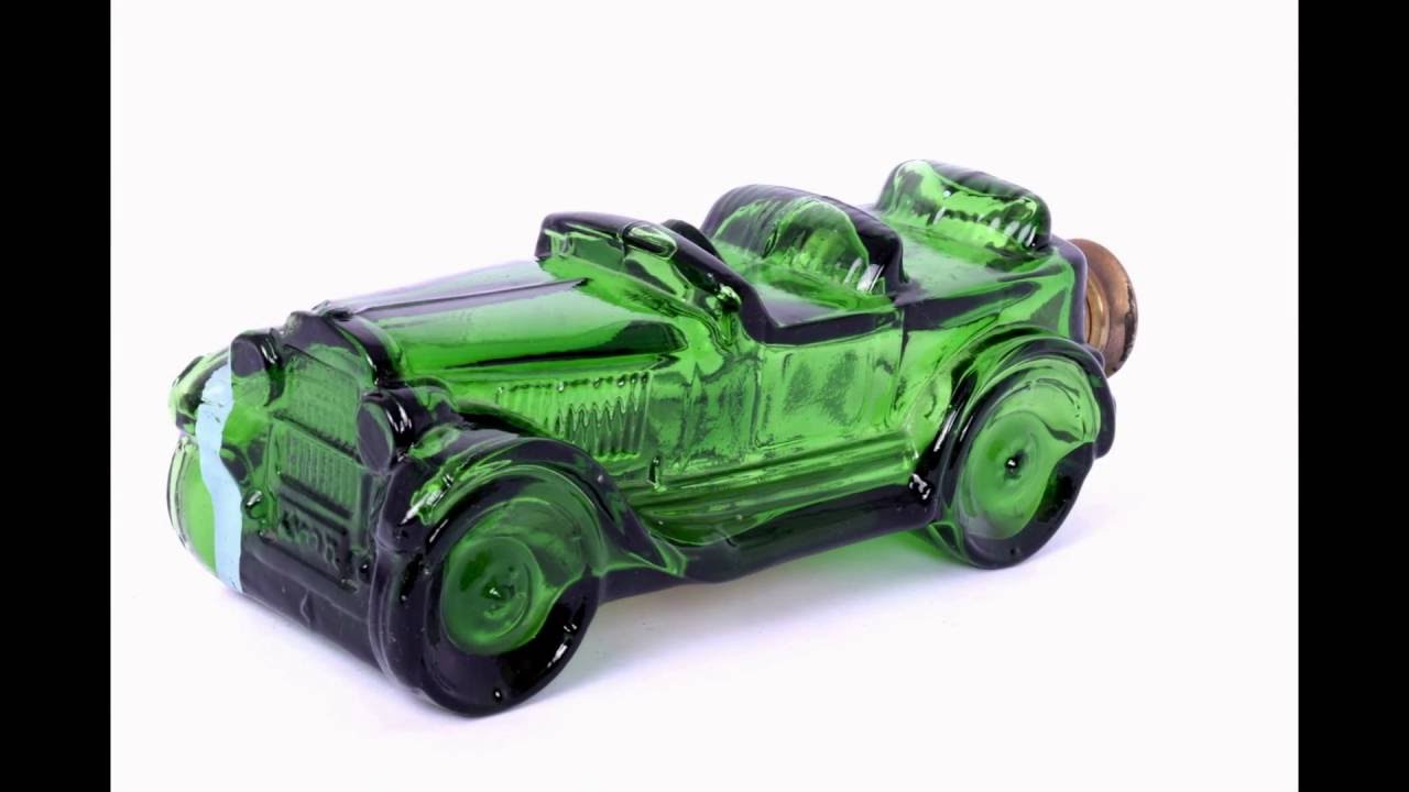 ***SOLD*** Global Art Antiques - Decorative Vintage Car Shape Perfume Bottle. G14-7