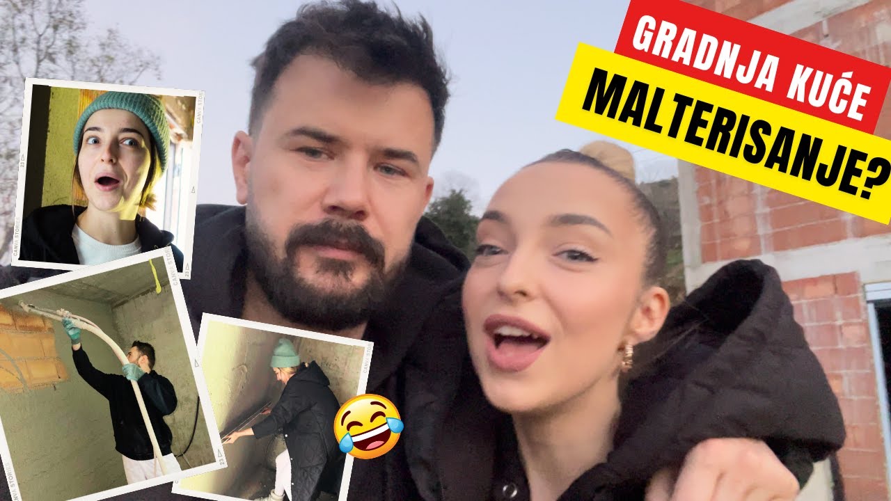 Gradnja kuće - Pt. 9 - Mašinsko malterisanje! Počinjemo sa pripremama za bazen?