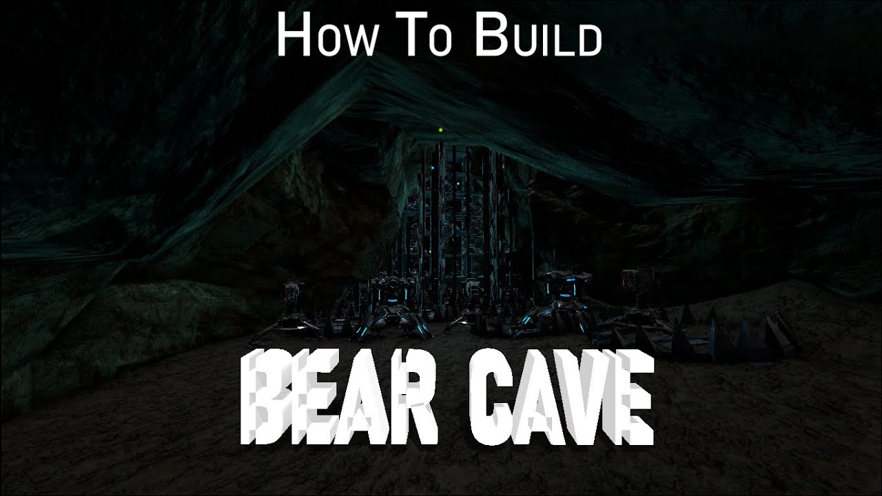 Bear Cave Wall Design Official Settings The Center ARK