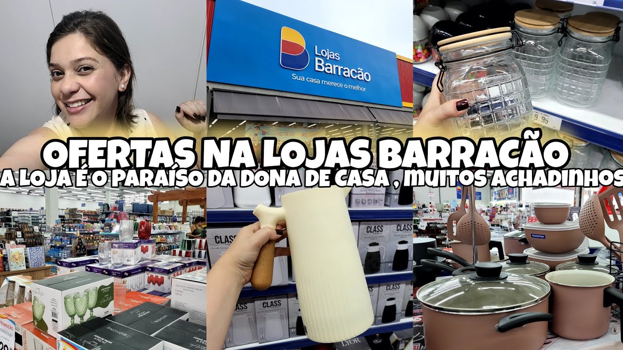 OFERTAS NA LOJAS BARRACÃO |MUITAS PROMOÇÕES |COMPRINHAS PARA O LAR| LOJA É PARAÍSO DA DONA DE CASA 
