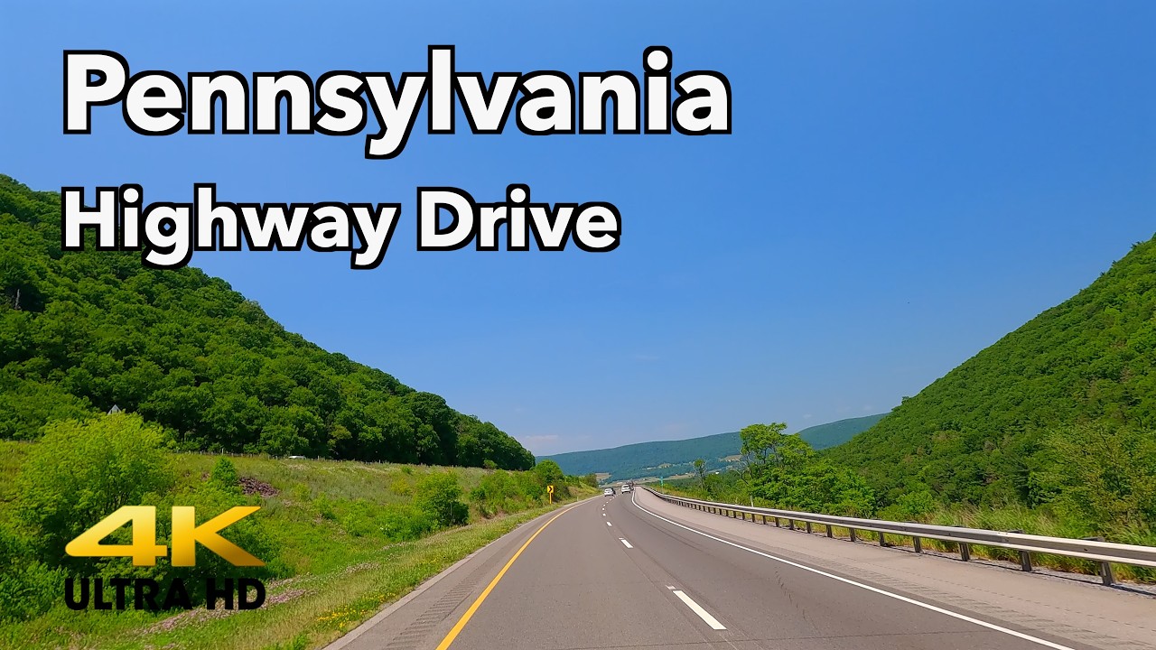 3 Hours of Pennsylvania Highway 80 Scenic Drive | 4K