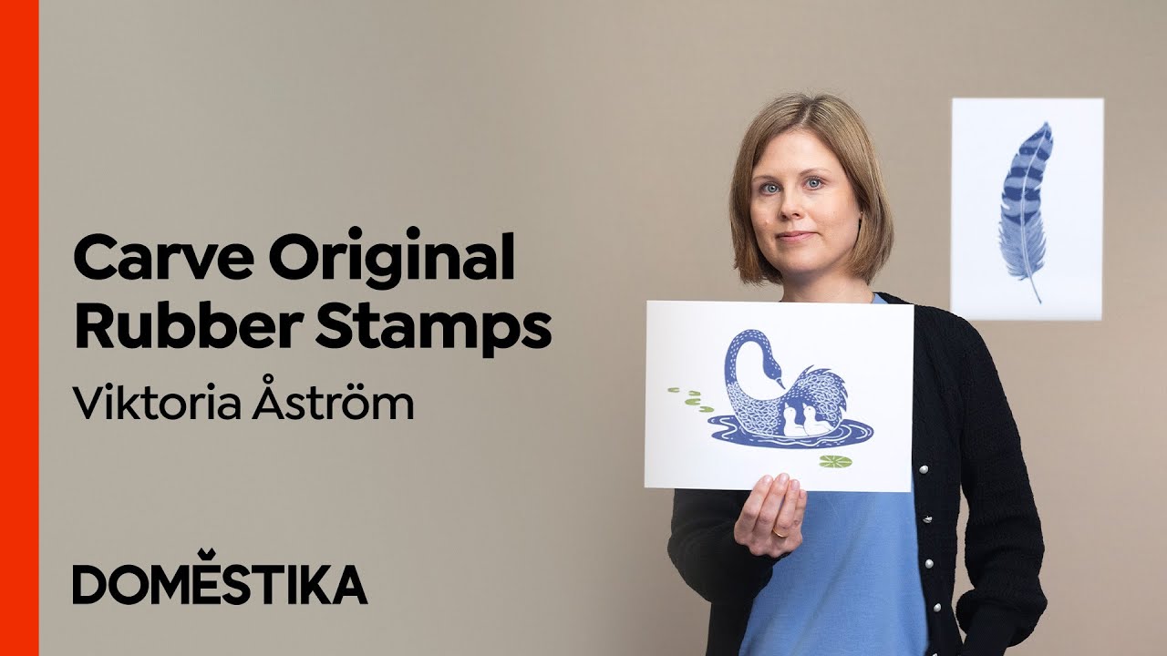 Carved Stamps for Illustrated Compositions - Course by Viktoria &Aring;str&ouml;m | Domestika English