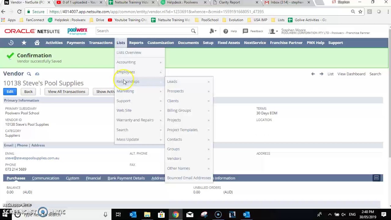 Adding New Vendors