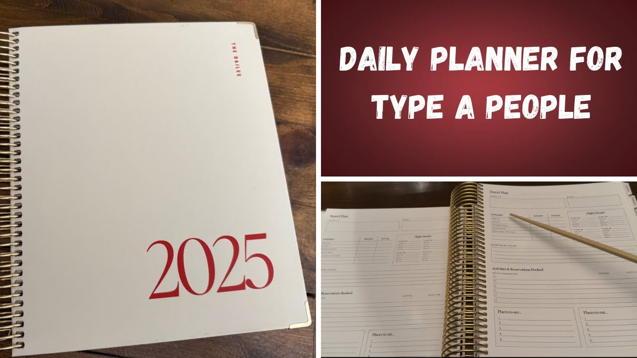 The Dailee Planner Walkthrough || 2025 Planner for Type 