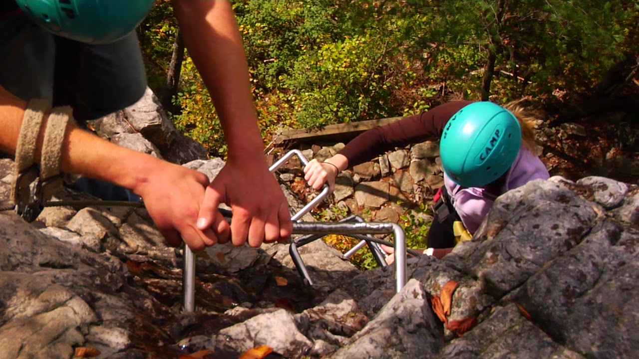 Extreme Rock Climbing & the Scariest Swinging Bridge in West Virginia | Travels with Darley