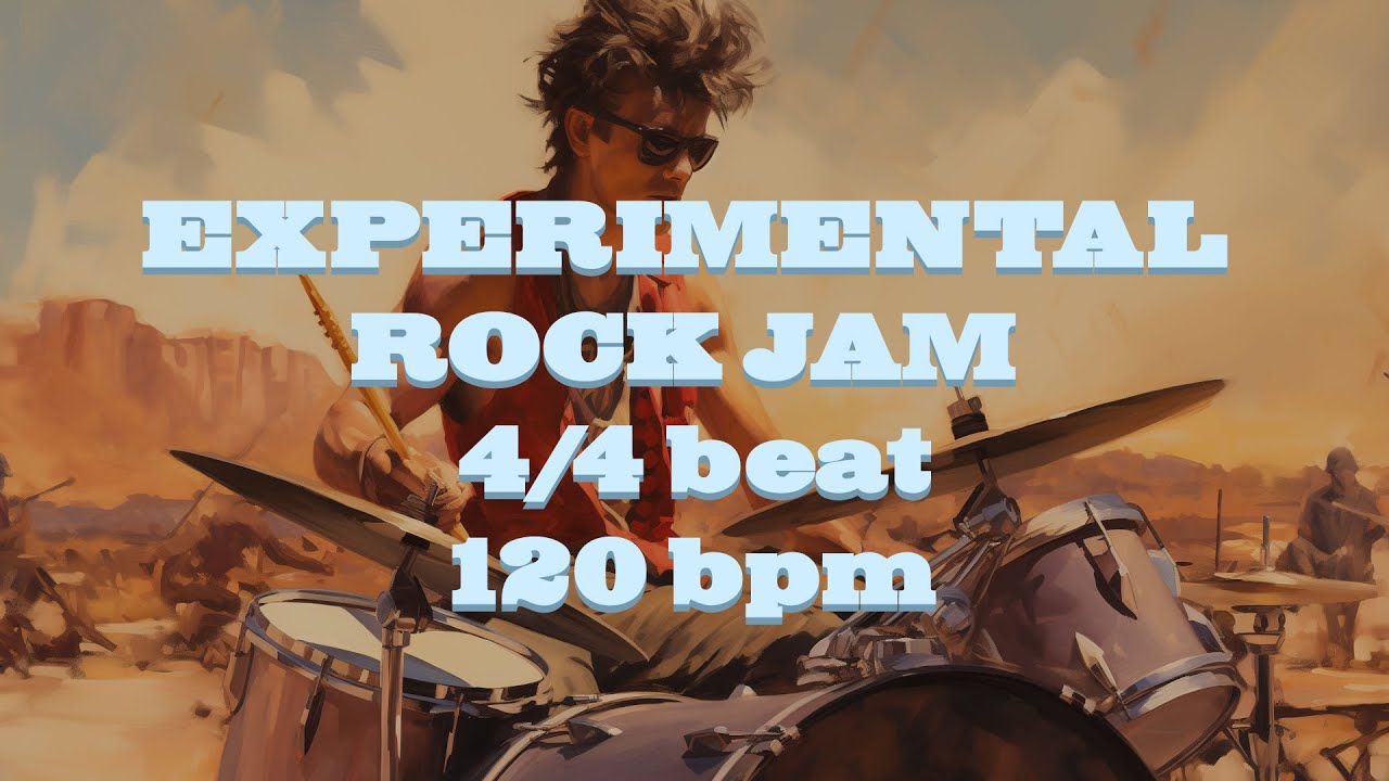 4/4 Drum Beat - 120 BPM - EXPERIMENTAL ROCK JAM