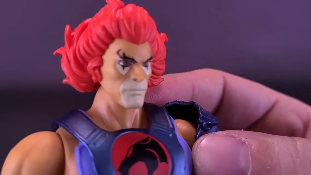 Mattel Masters Of The Universe X ThunderCats Origins Lion-O Figure Review |  @TheReviewSpot