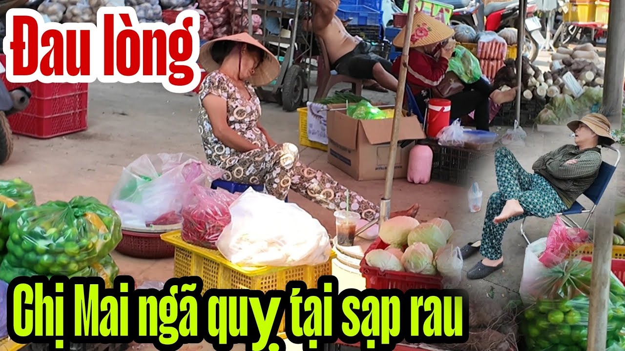 Buôn bán ế ẩm mà còn gặp cảnh này sổ rẻ chỉ có tại Chợ Bình Điền thương chị Mai vì thiếu ngủ.